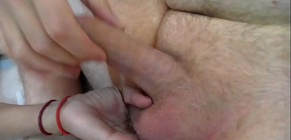  Asian Sex Diary - Big white cock unloads in tight Asian